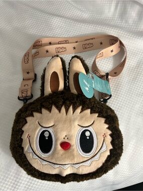 POP LAND Labubu Plush The Monsters Crossbody Bag